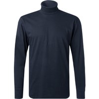 RAGMAN Herren Rollkragenshirt blau unifarben von RAGMAN