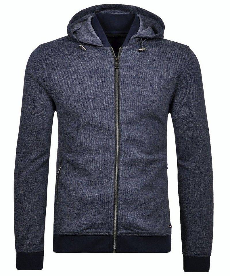 RAGMAN Rundhalspullover Baseball Cardigan von RAGMAN