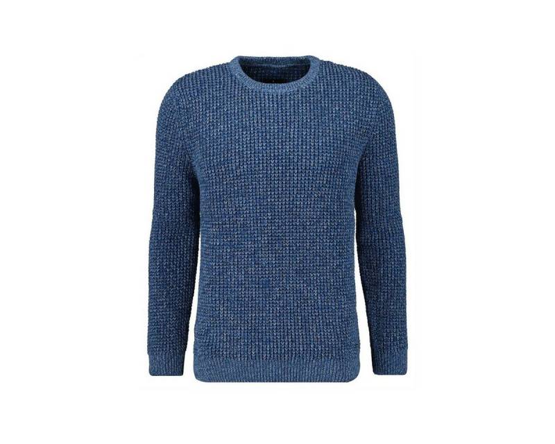 RAGMAN Rundhalspullover V Pullover für Herren in blau (1-tlg) von RAGMAN
