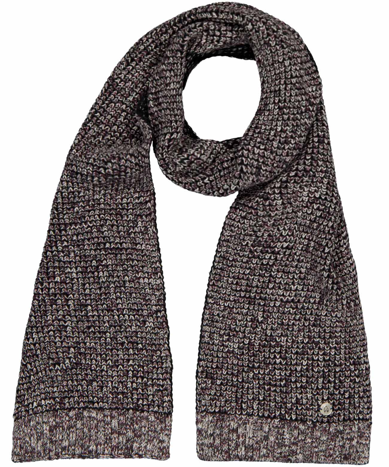 RAGMAN - Schal im Waffelstrick, gestreift gemustert - Gr. - OS von RAGMAN