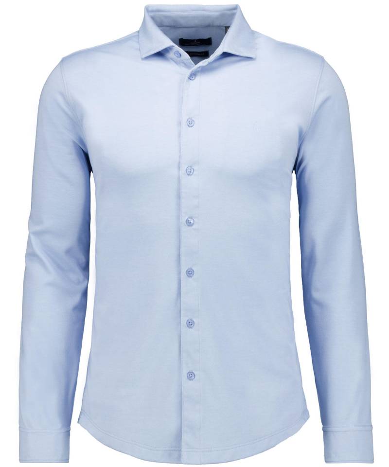 RAGMAN - Softknit-Hemd Langarm, modern fit blaugrau - Gr. - 3XL von RAGMAN