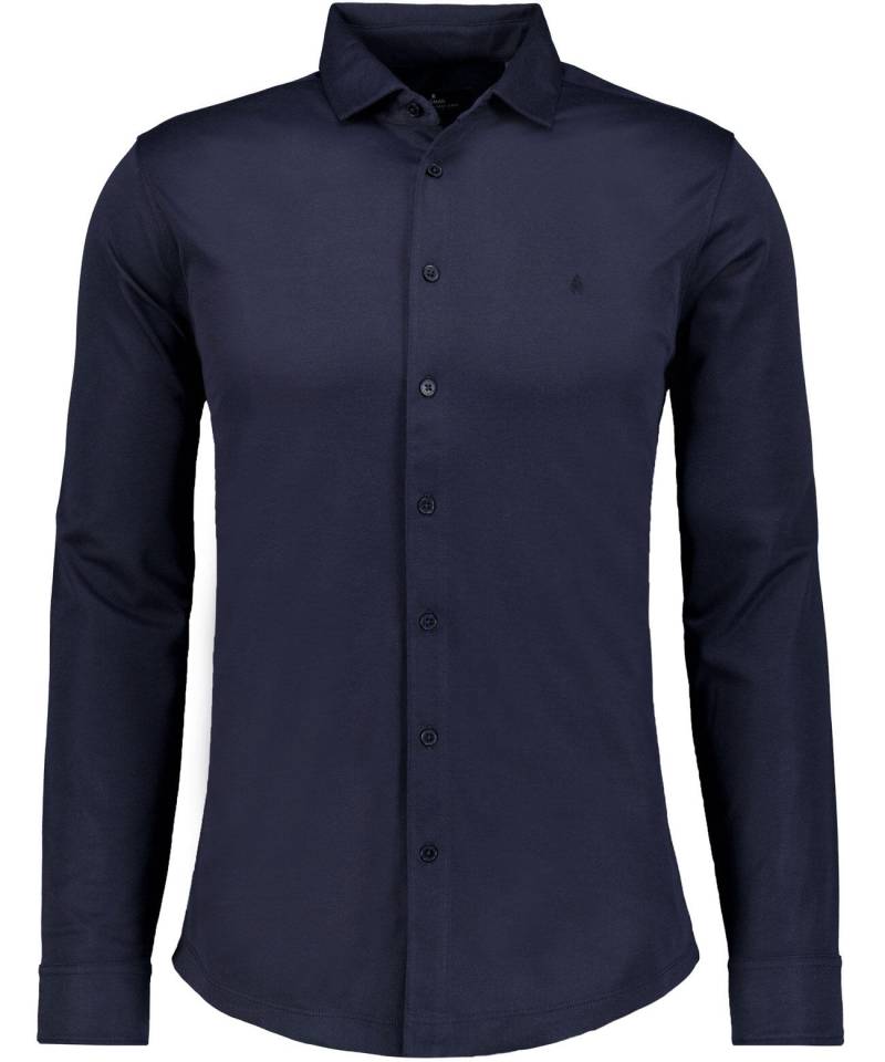 RAGMAN - Softknit-Hemd Langarm, modern fit marine - Gr. - XL von RAGMAN