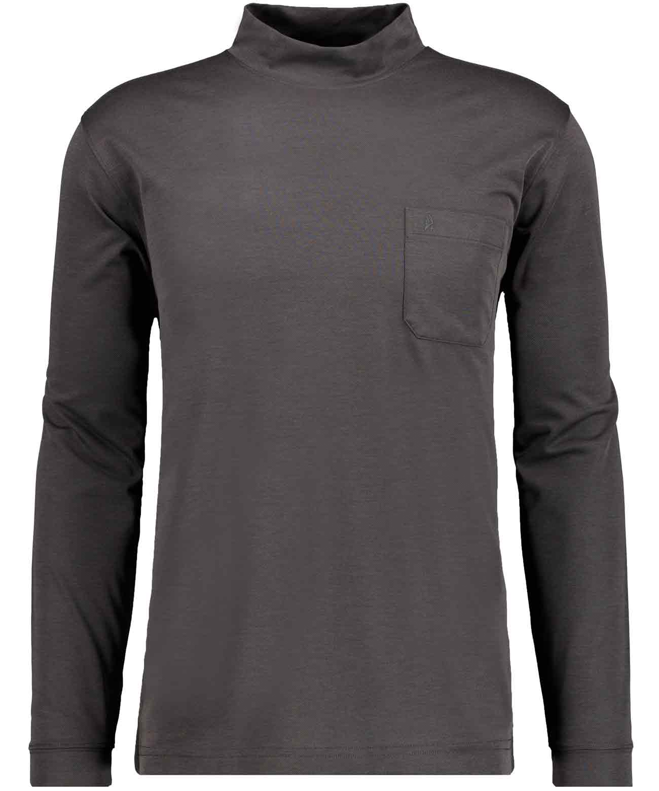 RAGMAN - Softknit-Shirt langarm mit Stehkragen anthrazit - Gr. - L von RAGMAN