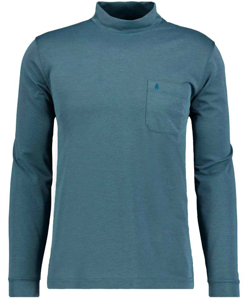 RAGMAN - Softknit-Shirt langarm mit Stehkragen dunkelgrün - Gr. - XXL von RAGMAN