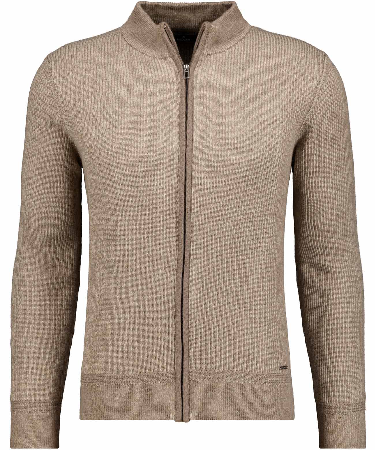 RAGMAN - Strick-Cardigan mit Reissverschluss camel - Gr. - XXL von RAGMAN
