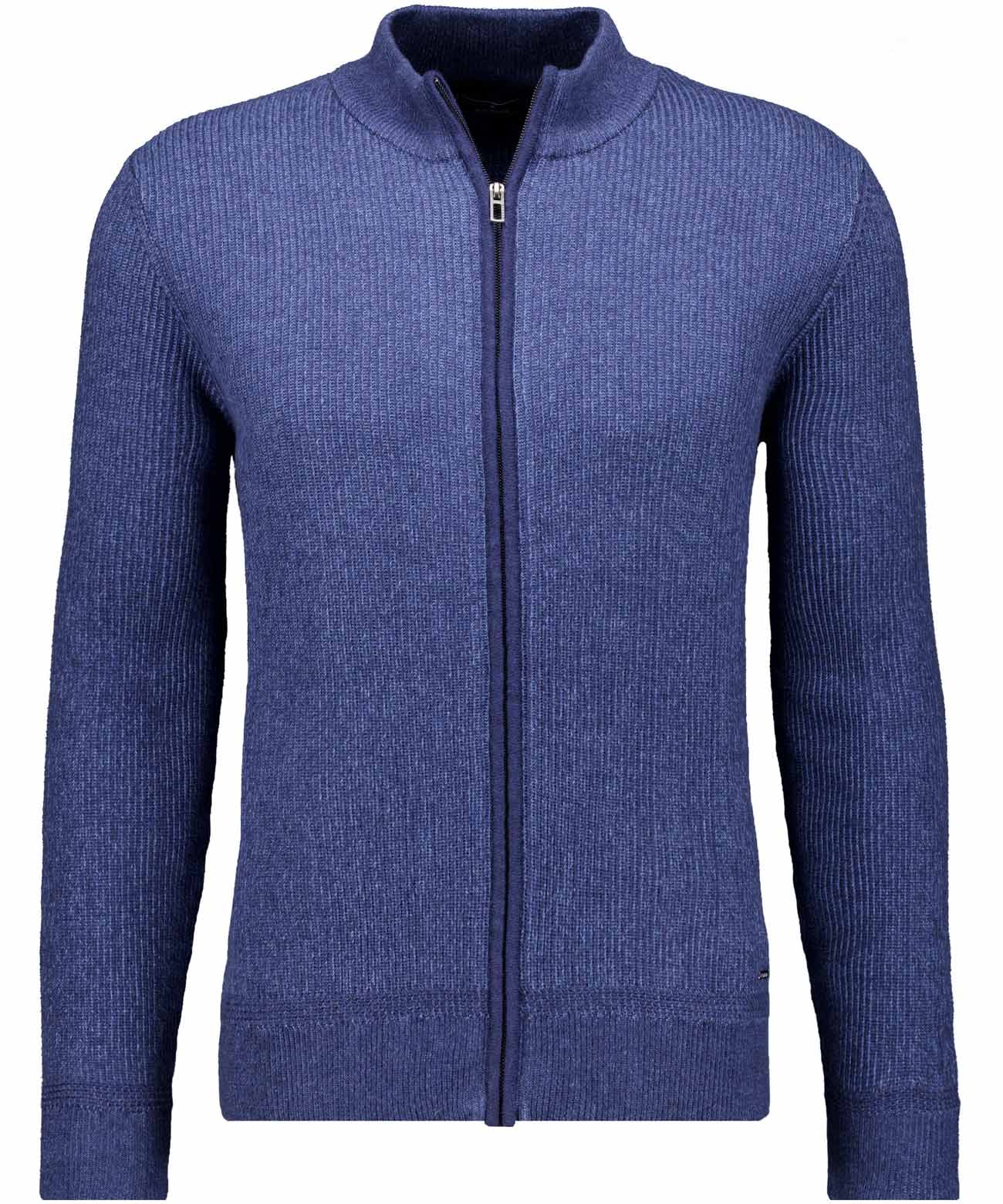 RAGMAN - Strick-Cardigan mit Reissverschluss marine - Gr. - L von RAGMAN