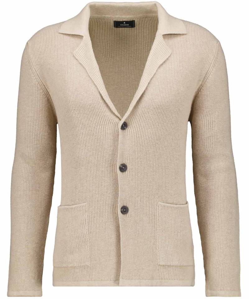 RAGMAN - Strickblazer beige-melange - Gr. - XL von RAGMAN