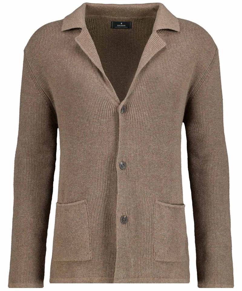 RAGMAN - Strickblazer camel - Gr. - XL von RAGMAN
