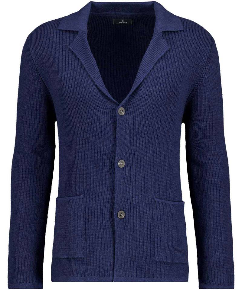 RAGMAN - Strickblazer marine - Gr. - XL von RAGMAN