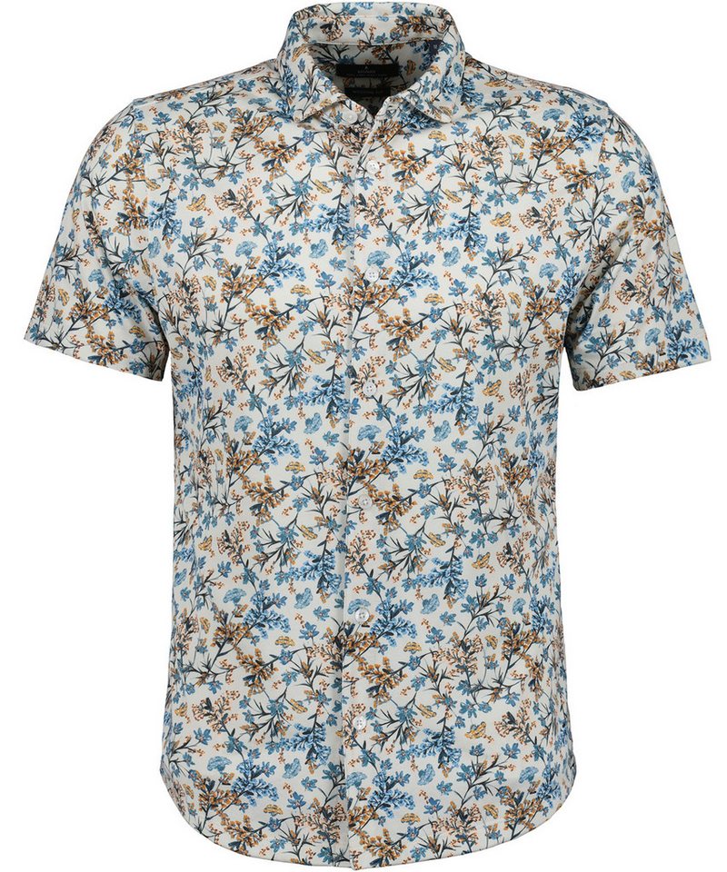 RAGMAN Strickpullover Shirt Button through print RAGMAN Strickpullover Shirt Button through print von RAGMAN