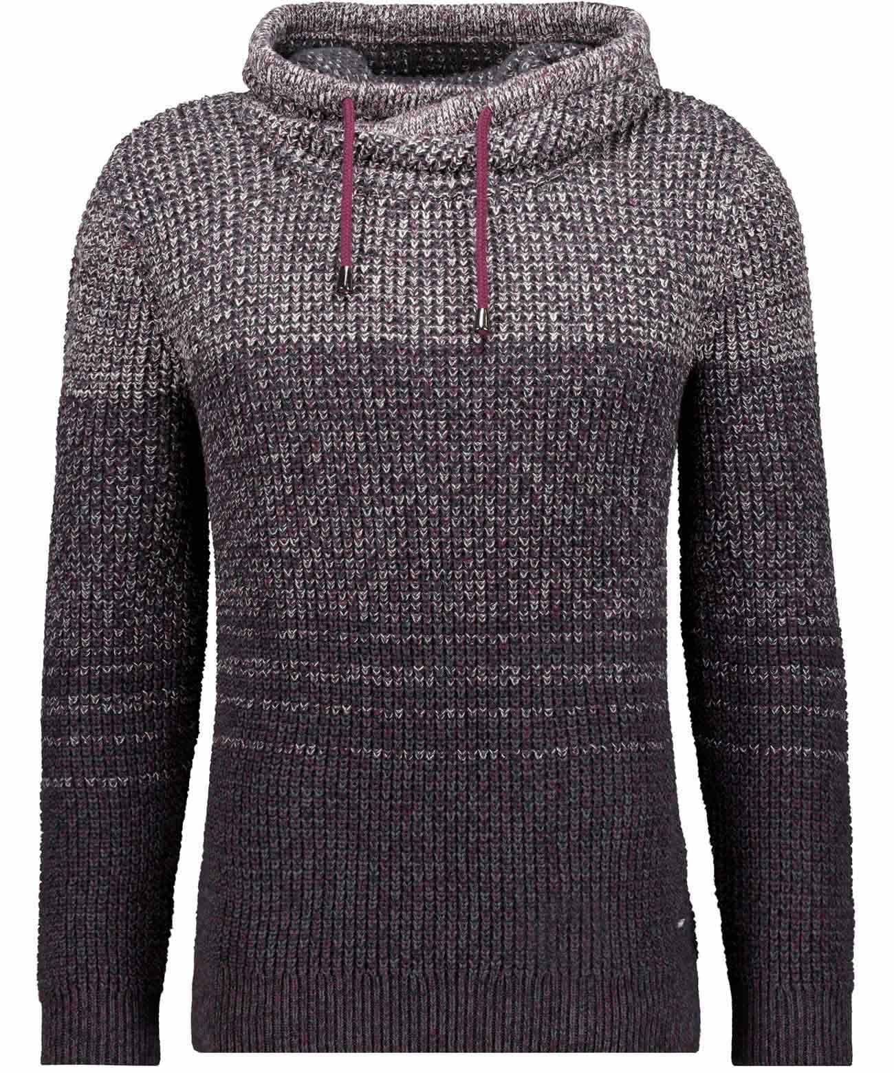 RAGMAN - Strickpullover Tweed, gestreift gemustert - Gr. - XXL von RAGMAN
