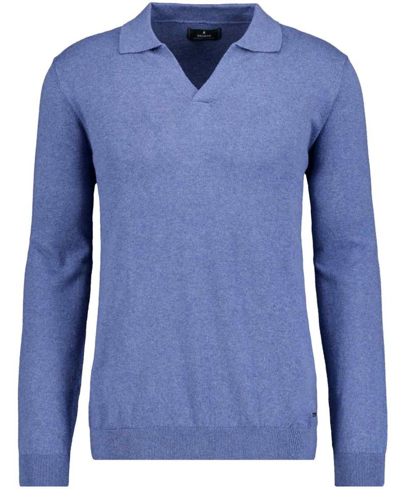 RAGMAN - Strickpullover mit Reverskragen - Gr. - L von RAGMAN