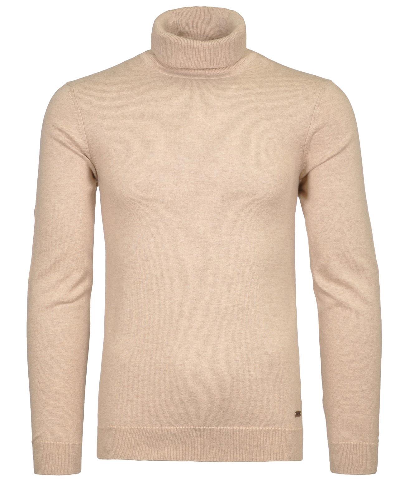 RAGMAN - Strickpullover mit Rollkragen, Baumwolle/Kaschmir beige - Gr. - XXL von RAGMAN