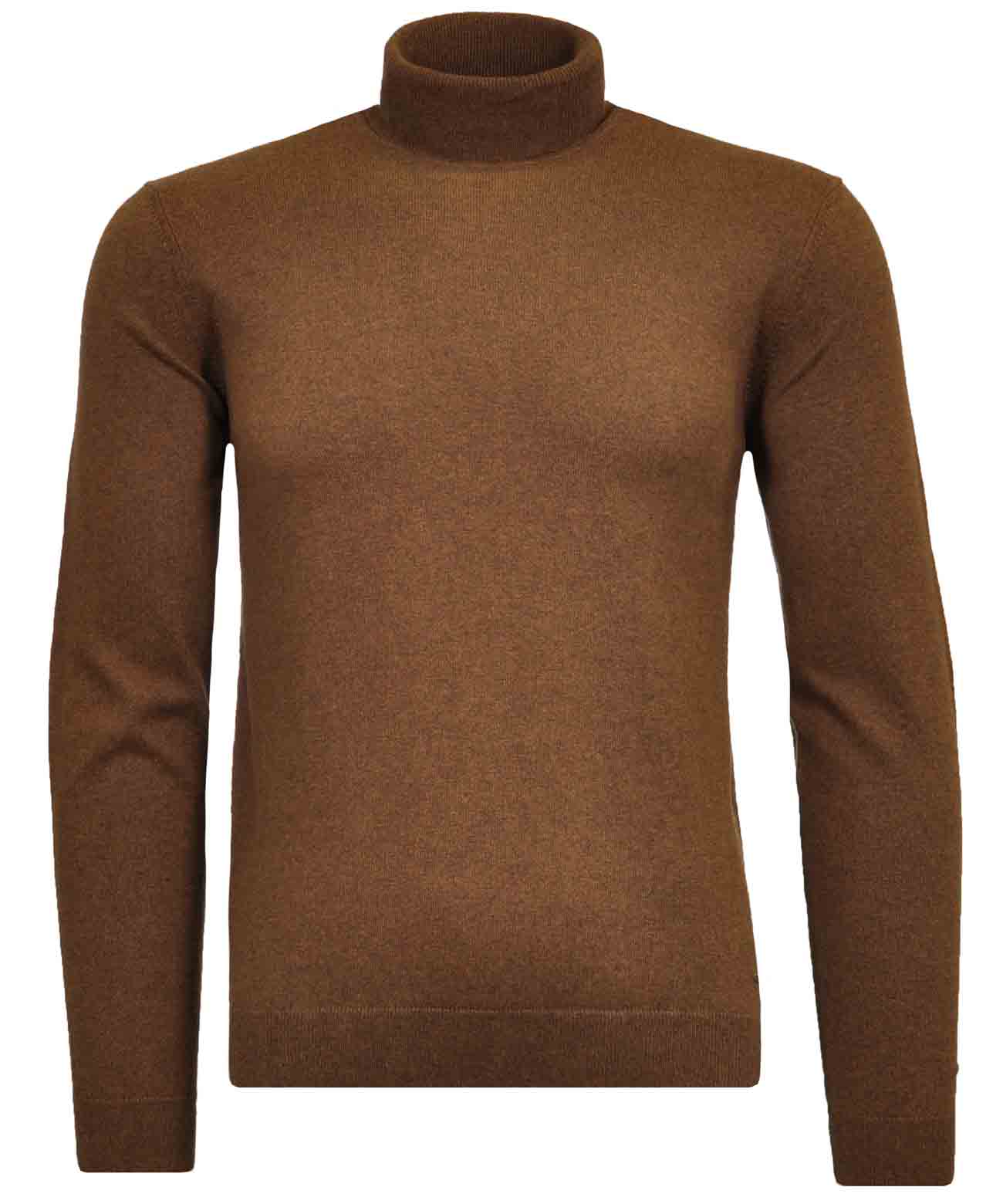 RAGMAN - Strickpullover mit Rollkragen, Baumwolle/Kaschmir braun - Gr. - XXL von RAGMAN