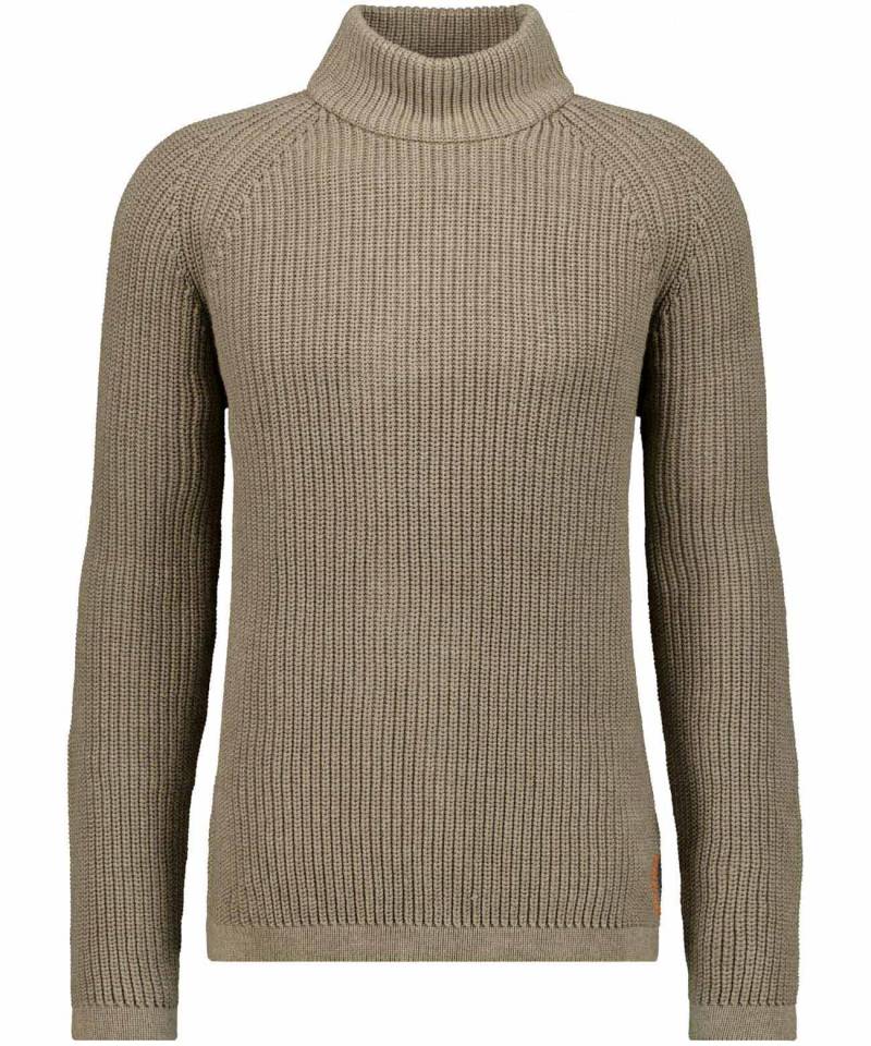 RAGMAN - Strickpullover mit Stehkragen leinen - Gr. - XXL von RAGMAN