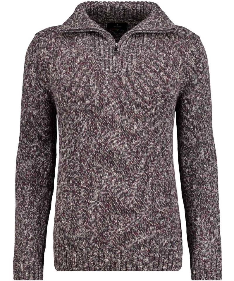 RAGMAN - Strickpullover mit Troyer-Kragen gemustert - Gr. - 3XL von RAGMAN