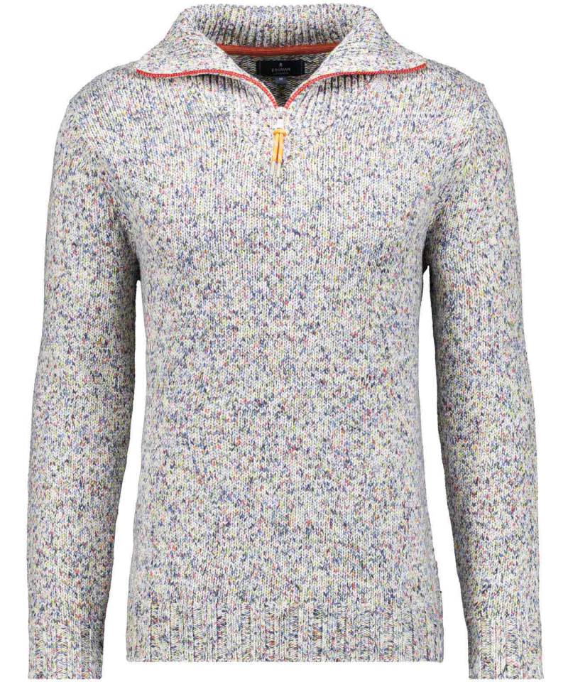 RAGMAN - Strickpullover mit Troyer-Kragen gemustert - Gr. - 3XL von RAGMAN