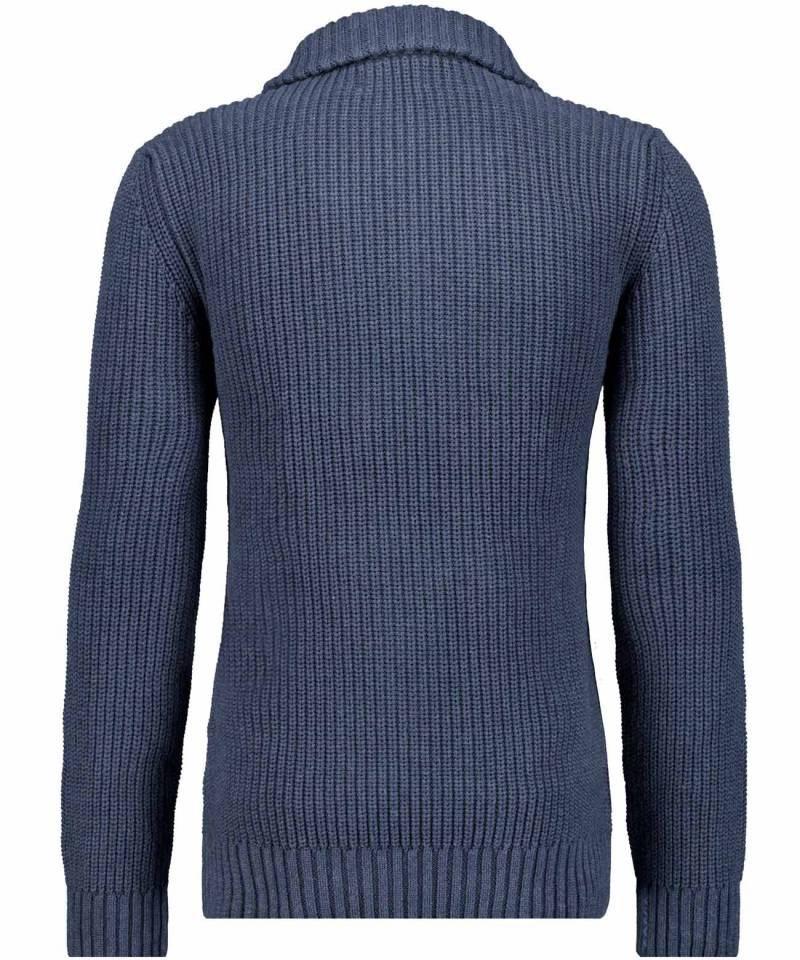 RAGMAN - Strickpullover mit Troyer-Kragen marine - Gr. - XXL von RAGMAN
