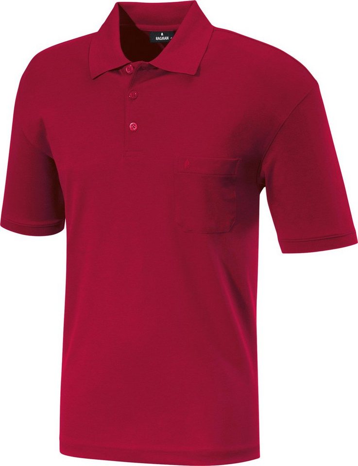 RAGMAN Sweatshirt Herren-Poloshirt Uni RAGMAN Sweatshirt Herren-Poloshirt Uni von RAGMAN