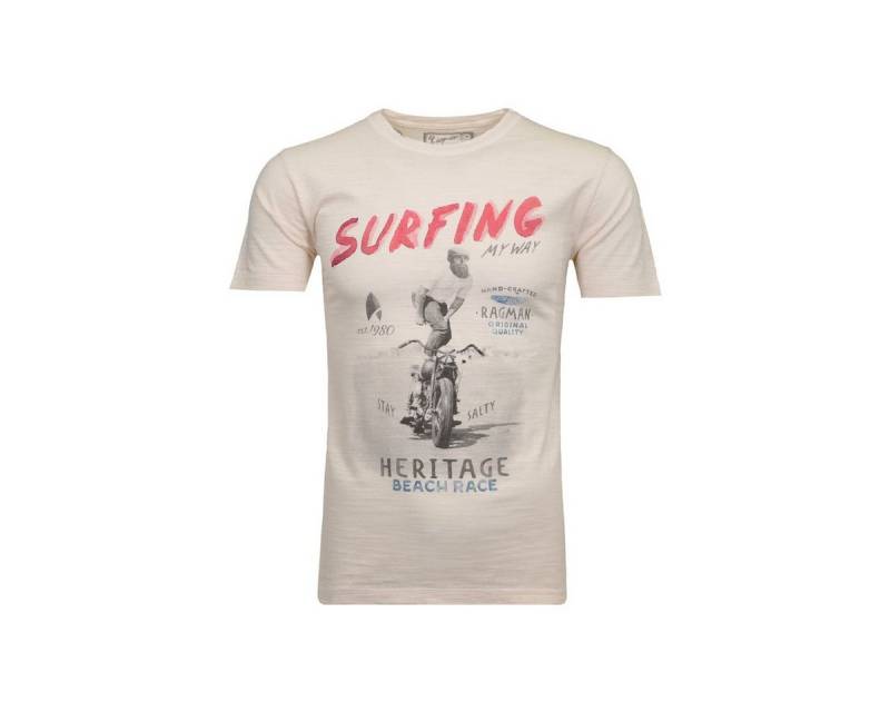 RAGMAN T-Shirt Rundhals T-Shirt für Herren (1-tlg., keine Angabe) von RAGMAN