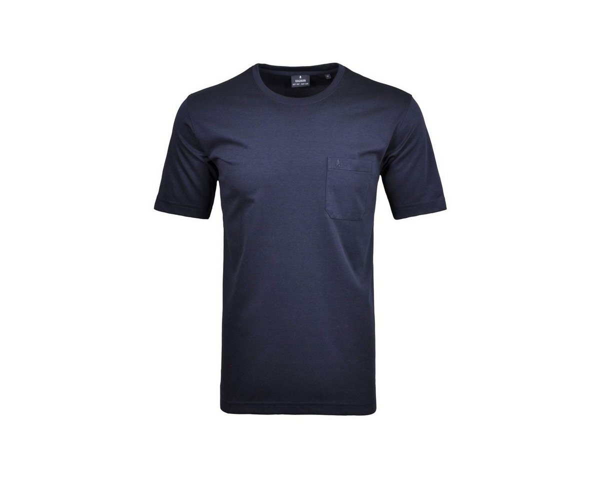 RAGMAN T-Shirt marineblau regular (1-tlg) von RAGMAN
