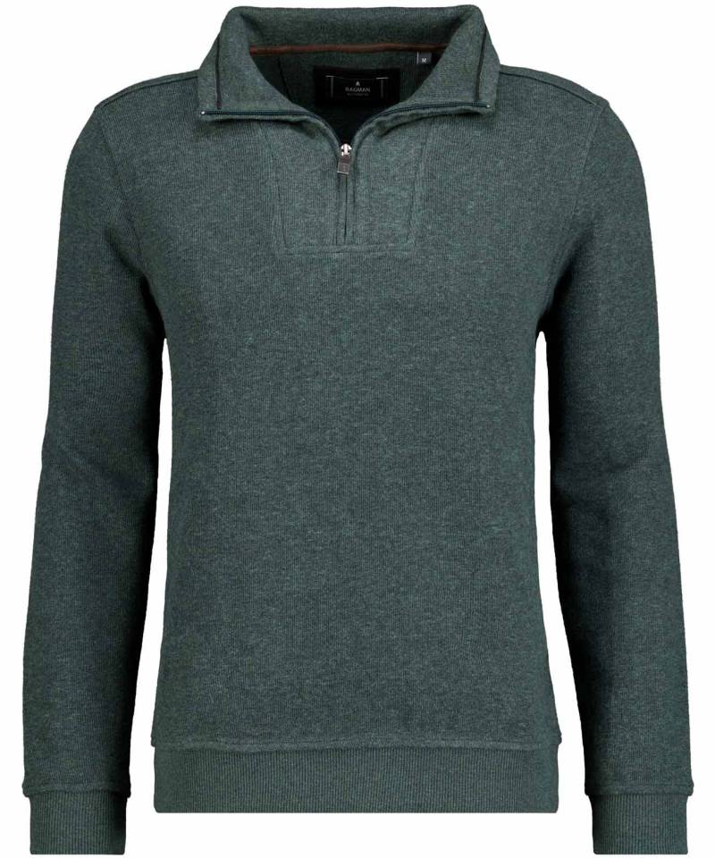 RAGMAN - Troyer-Sweatshirt grün - Gr. - L von RAGMAN