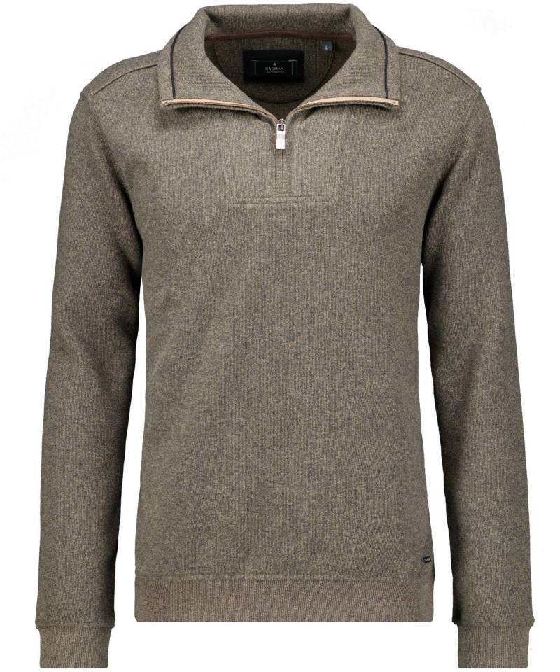 RAGMAN - Troyer-Sweatshirt zimt - Gr. - XL von RAGMAN
