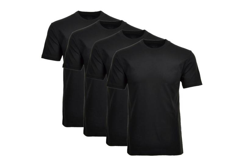 RAGMAN Unterhemd Herren T-Shirt 4er Pack Baumwolle (Packung, 4er Pack) von RAGMAN