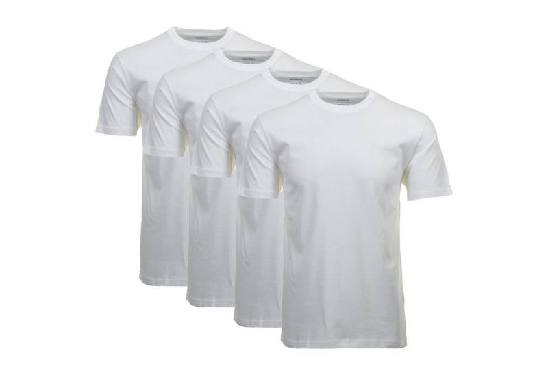 RAGMAN Unterhemd Herren T-Shirt 4er Pack Baumwolle (Packung, 4er Pack) von RAGMAN