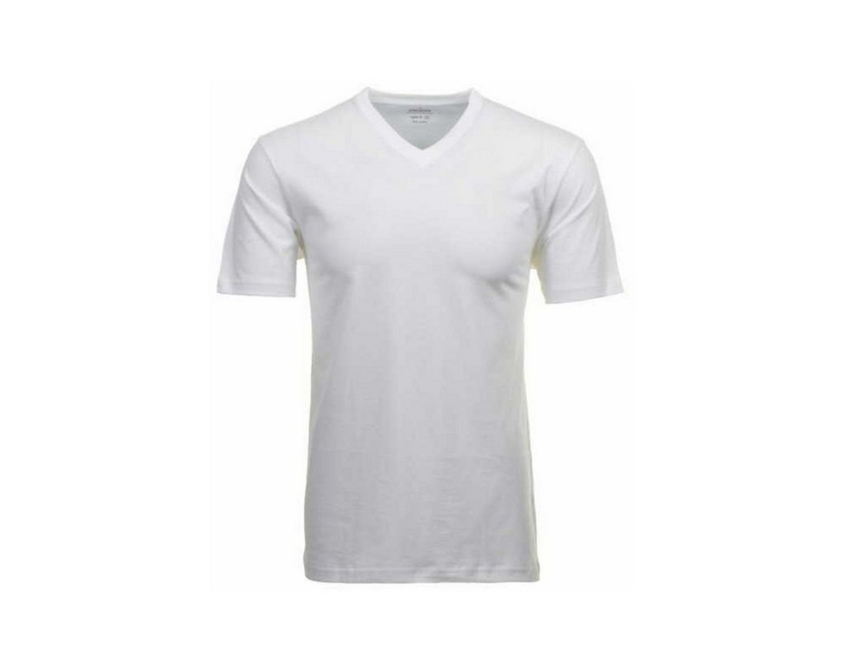 RAGMAN V-Shirt weiß Modern fit (1-tlg) von RAGMAN