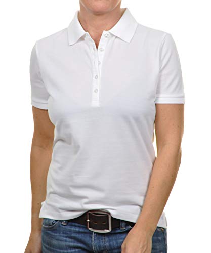 Ragman Damen RAGWOMAN Poloshirt Piqué XXL, Weiss-006 von RAGMAN