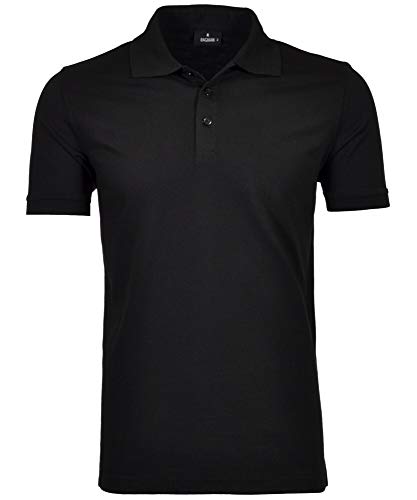 Ragman GröÃŸe L Herren Poloshirt Piqué ohne Logo schwarz CO542091 von RAGMAN
