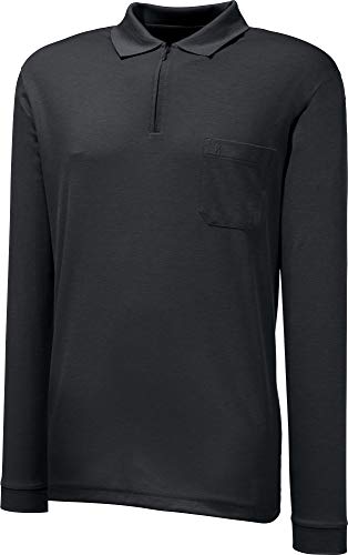 Ragman Herren-Poloshirt, Langarm Graphit Größe XXXL 3XL Graphit von RAGMAN