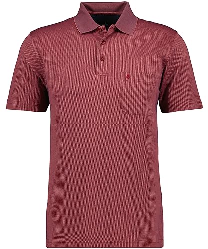 Ragman Herren Softknit-Polo Fishnet XXL, Orange-559 von RAGMAN