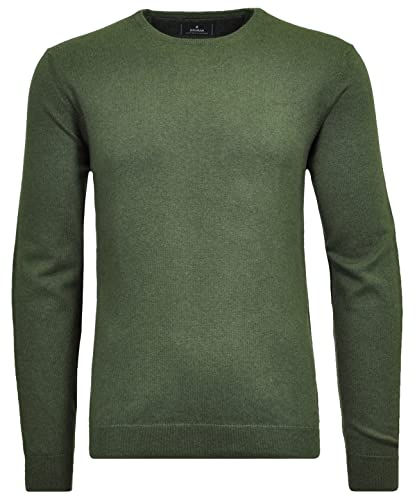 Ragman Herren Strickpullover Uni, Rundhals 3XL, Olive-319 von RAGMAN