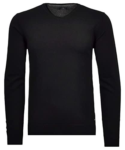 Ragman Herren Strickpullover Uni V NeckSchwarz valueSchwarz M von RAGMAN