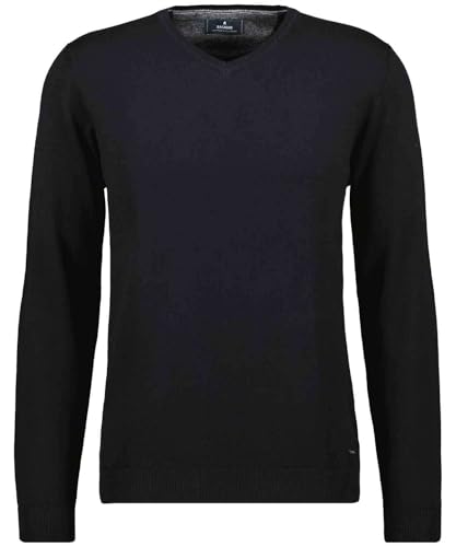 Ragman Herren Strickpullover Uni V NeckSchwarz valueSchwarz M von RAGMAN