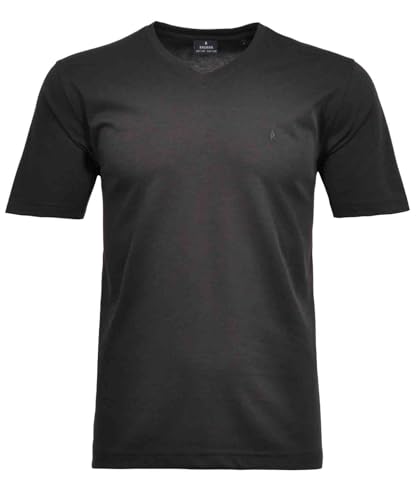 RAGMAN Herren Softknit T-Shirt V-Ausschnitt Anthrazit-019, S von RAGMAN