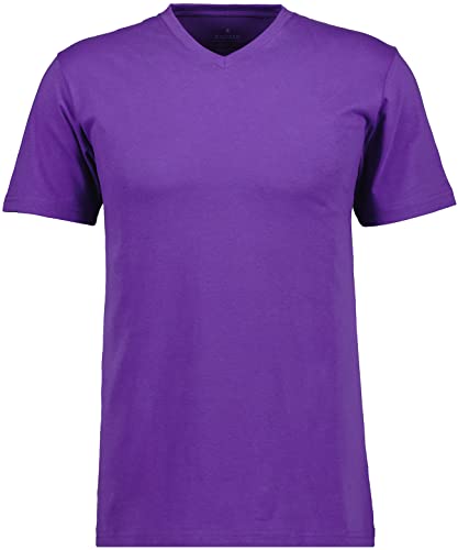 Ragman Herren T-Shirt V-Ausschnitt Single-Pack M, Lila-470 von RAGMAN