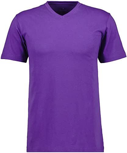 Ragman Herren T-Shirt V-Ausschnitt Single-Pack S, Lila-470 von RAGMAN