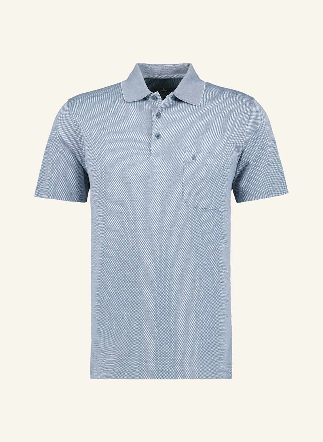 Ragman Piqué-Poloshirt blau Ragman Piqué-Poloshirt blau von RAGMAN