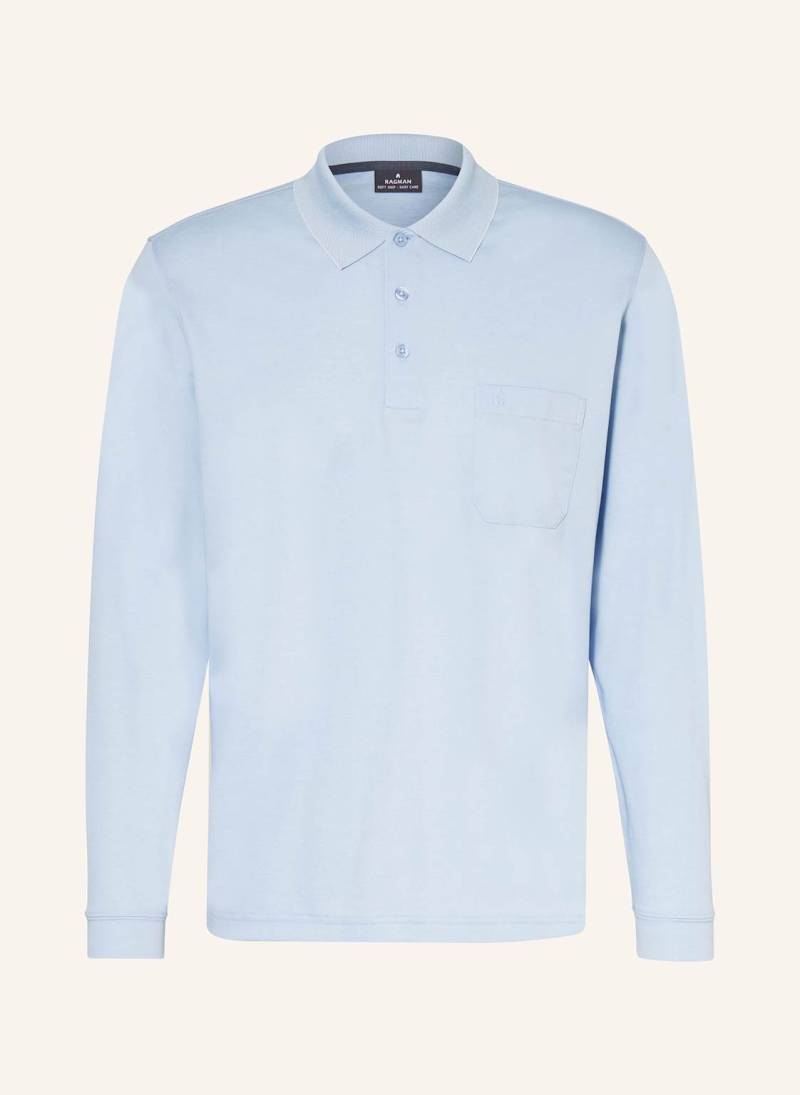 Ragman Poloshirt blau von RAGMAN