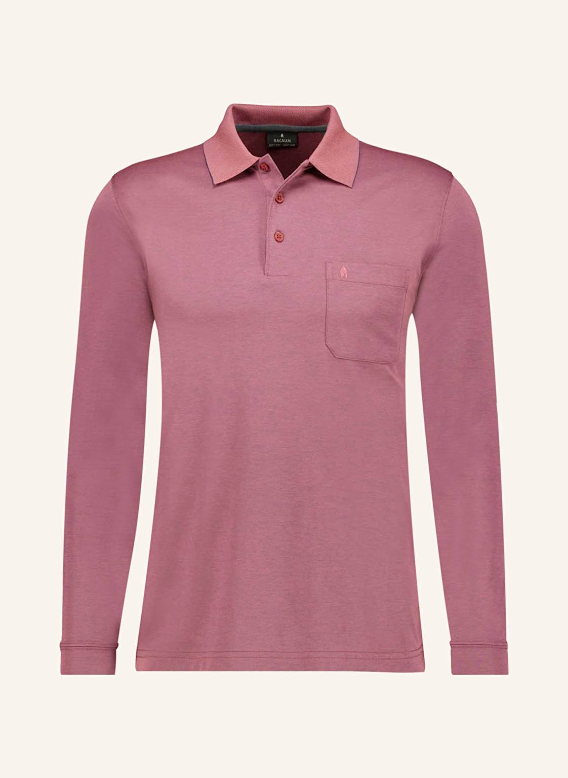 Ragman Poloshirt rot von RAGMAN