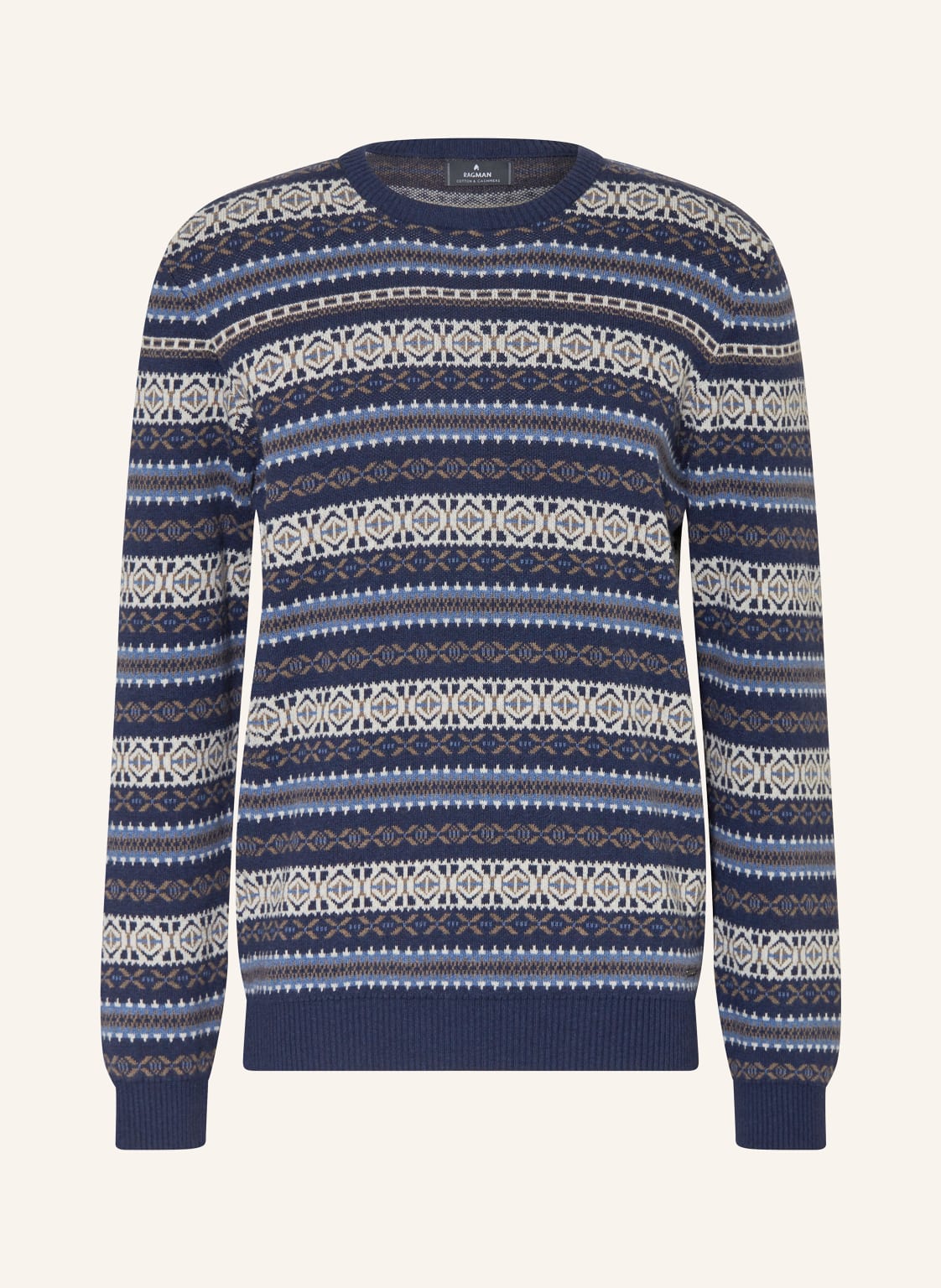 Ragman Pullover blau von RAGMAN