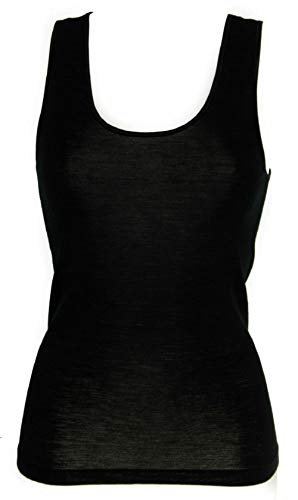 Tanktop Damen breite Schulter glatt 074022, Schwarz , X-Large Tanktop Damen breite Schulter glatt 074022, Schwarz , X-Large von RAGNO