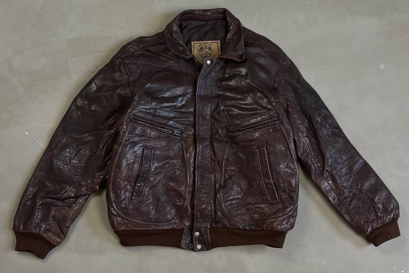 90S Vintage Kudsak Leather Jacket L 90S Vintage Kudsak Leather Jacket L von RAGSFROMOVERSEAS