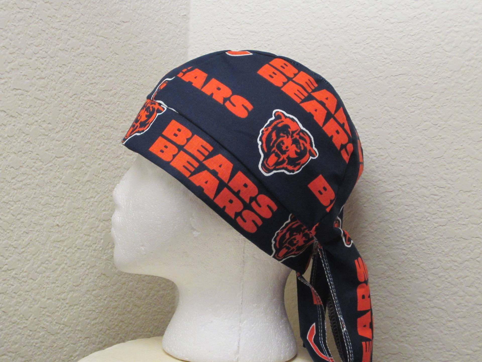 Chicago Bears Schweißer Hut Mützen Chirurg Doo Rag Skullcap Do Bandana Chicago Bears Schweißer Hut Mützen Chirurg Doo Rag Skullcap Do Bandana von RAGStoCAPS
