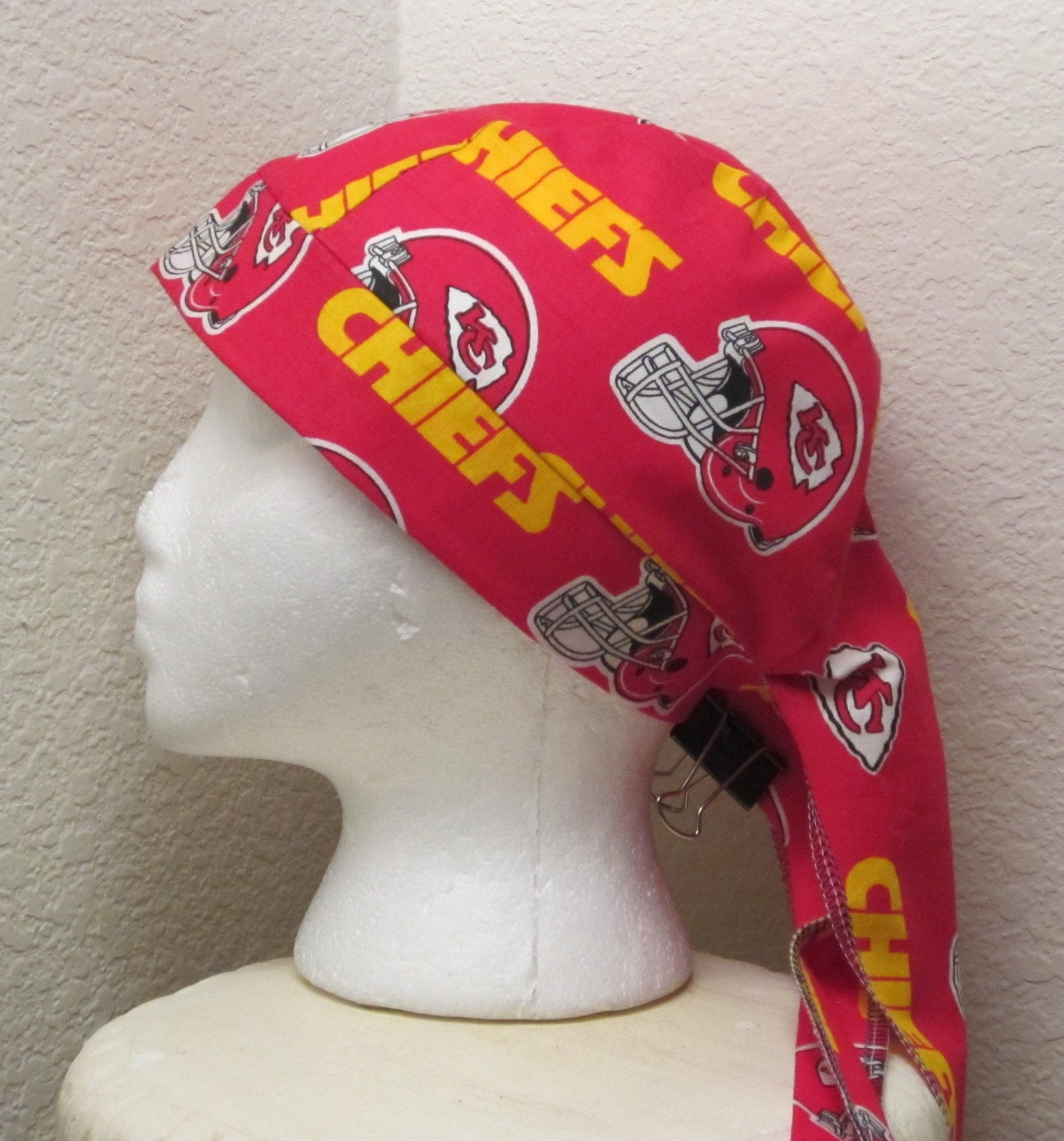Kansas City Chiefs Schweißer Hut Mützen Surgeon Doo Rag Skullcap Do Bandana Kansas City Chiefs Schweißer Hut Mützen Surgeon Doo Rag Skullcap Do Bandana von RAGStoCAPS