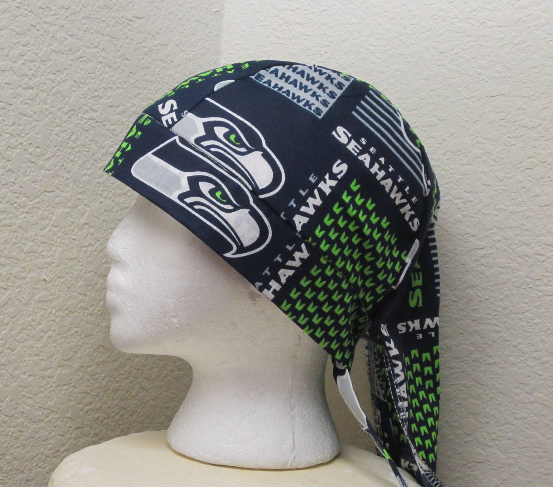 Setaple Seahawks Schweißen Schweißer Hut Chirurg Doo Rag Skullcap Do Bandana Setaple Seahawks Schweißen Schweißer Hut Chirurg Doo Rag Skullcap Do Bandana von RAGStoCAPS