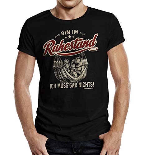 Geschenk T-Shirt für Männer im Ruhestand 2XL Nr.6429 von RAHMENLOS